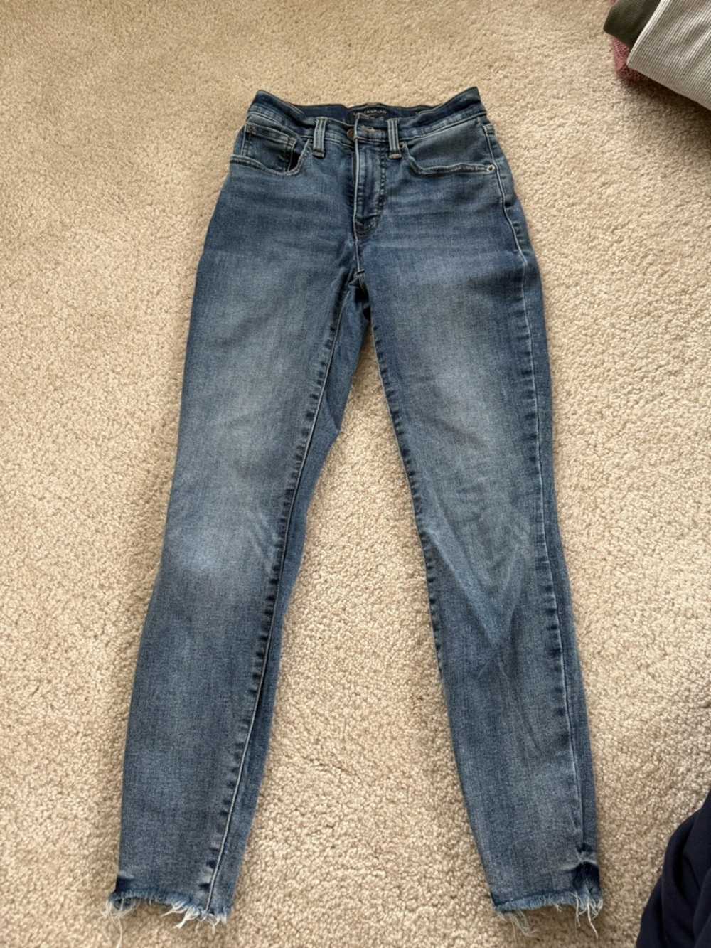 Lucky Brand Women's Skinny Jeans in Faded Blue Wash
